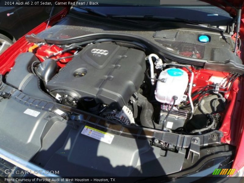 Garnet Red Pearl / Black 2014 Audi A6 2.0T Sedan