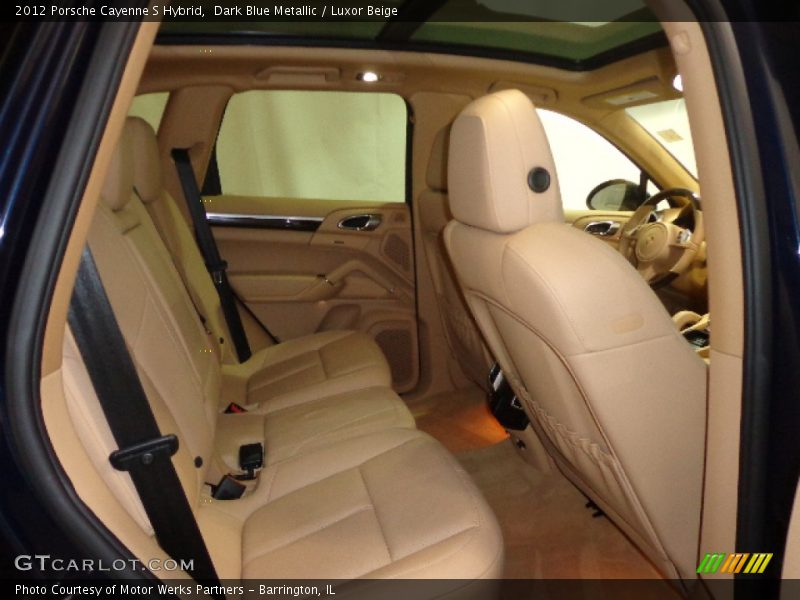 Dark Blue Metallic / Luxor Beige 2012 Porsche Cayenne S Hybrid