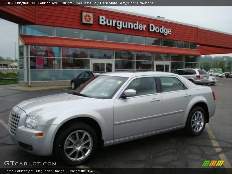 Bright Silver Metallic / Dark Slate Gray/Light Graystone 2007 Chrysler 300 Touring AWD