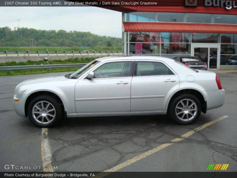 Bright Silver Metallic / Dark Slate Gray/Light Graystone 2007 Chrysler 300 Touring AWD