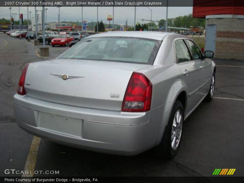 Bright Silver Metallic / Dark Slate Gray/Light Graystone 2007 Chrysler 300 Touring AWD