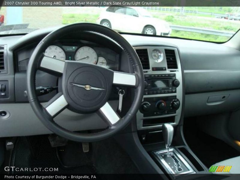 Bright Silver Metallic / Dark Slate Gray/Light Graystone 2007 Chrysler 300 Touring AWD