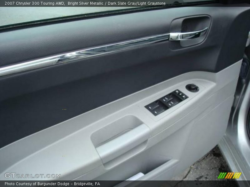 Bright Silver Metallic / Dark Slate Gray/Light Graystone 2007 Chrysler 300 Touring AWD