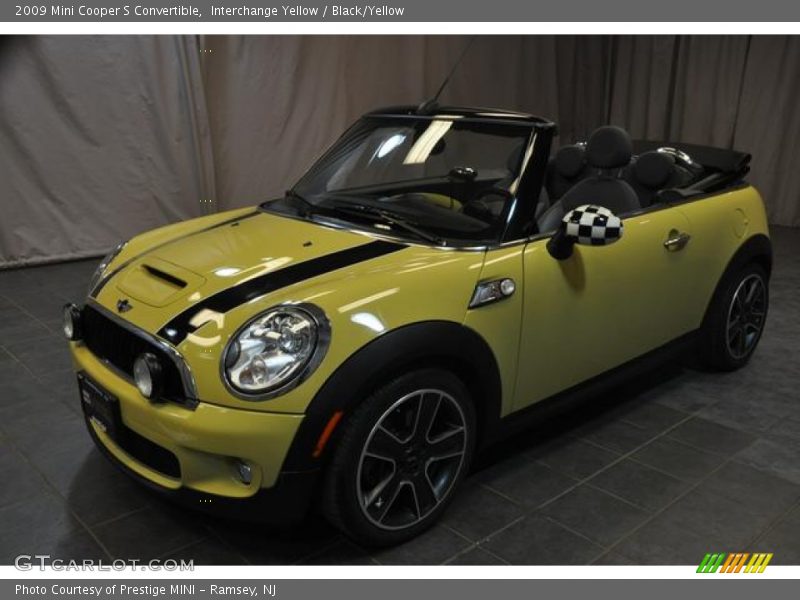 Interchange Yellow / Black/Yellow 2009 Mini Cooper S Convertible