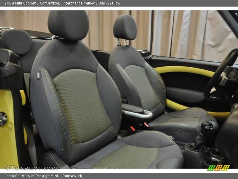 Interchange Yellow / Black/Yellow 2009 Mini Cooper S Convertible