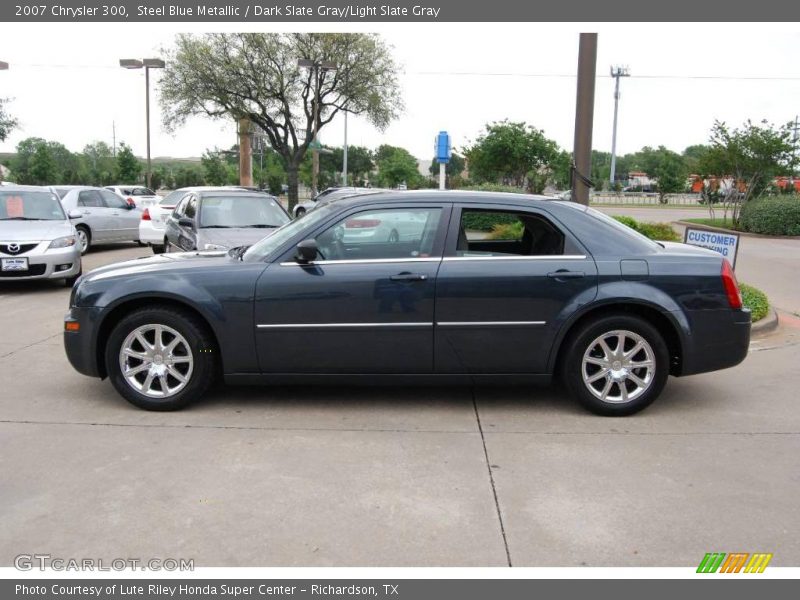 Steel Blue Metallic / Dark Slate Gray/Light Slate Gray 2007 Chrysler 300