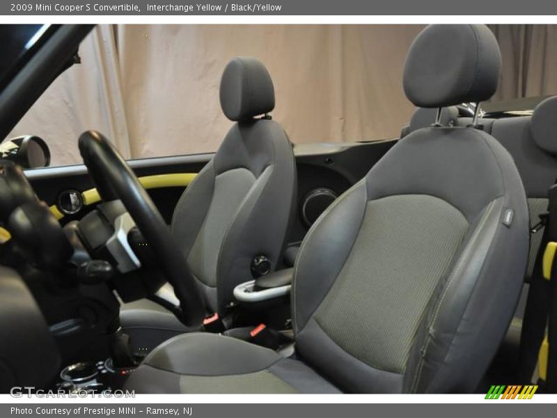 Interchange Yellow / Black/Yellow 2009 Mini Cooper S Convertible