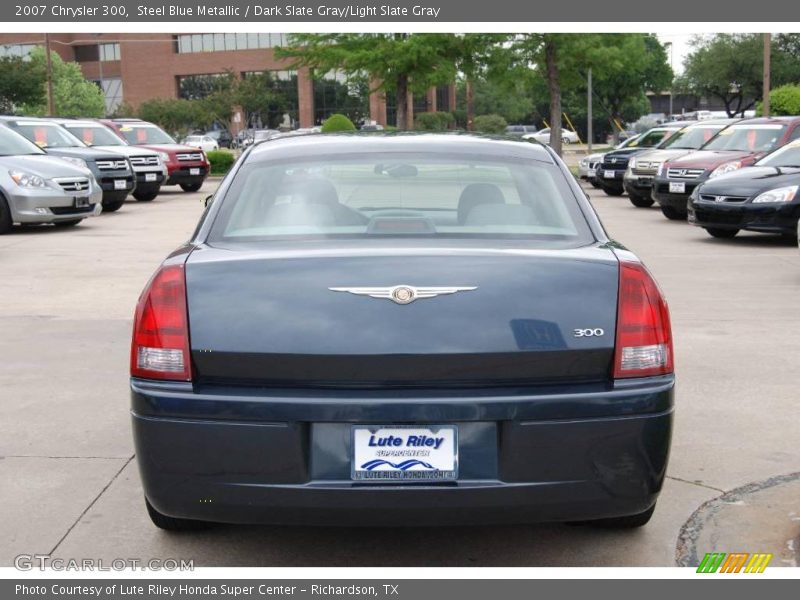 Steel Blue Metallic / Dark Slate Gray/Light Slate Gray 2007 Chrysler 300