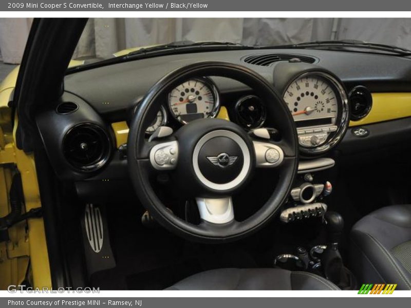 Interchange Yellow / Black/Yellow 2009 Mini Cooper S Convertible