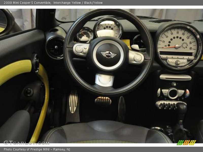 Interchange Yellow / Black/Yellow 2009 Mini Cooper S Convertible