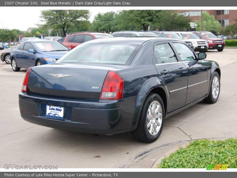 Steel Blue Metallic / Dark Slate Gray/Light Slate Gray 2007 Chrysler 300