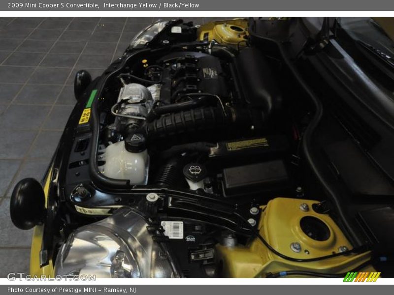 Interchange Yellow / Black/Yellow 2009 Mini Cooper S Convertible