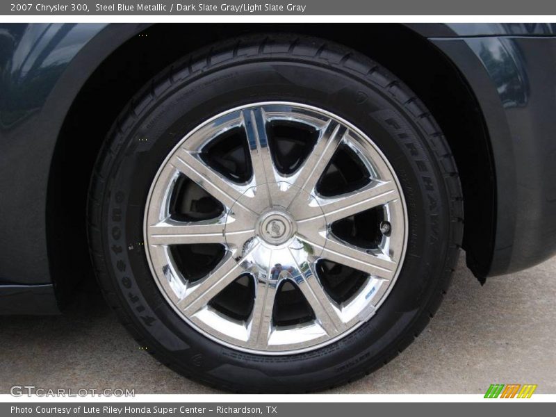 Steel Blue Metallic / Dark Slate Gray/Light Slate Gray 2007 Chrysler 300