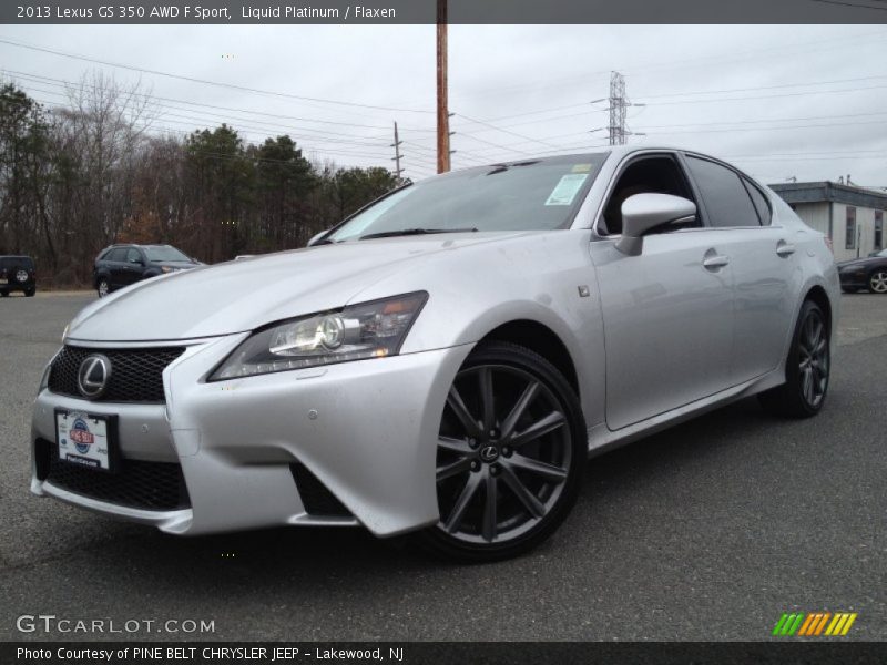 Liquid Platinum / Flaxen 2013 Lexus GS 350 AWD F Sport