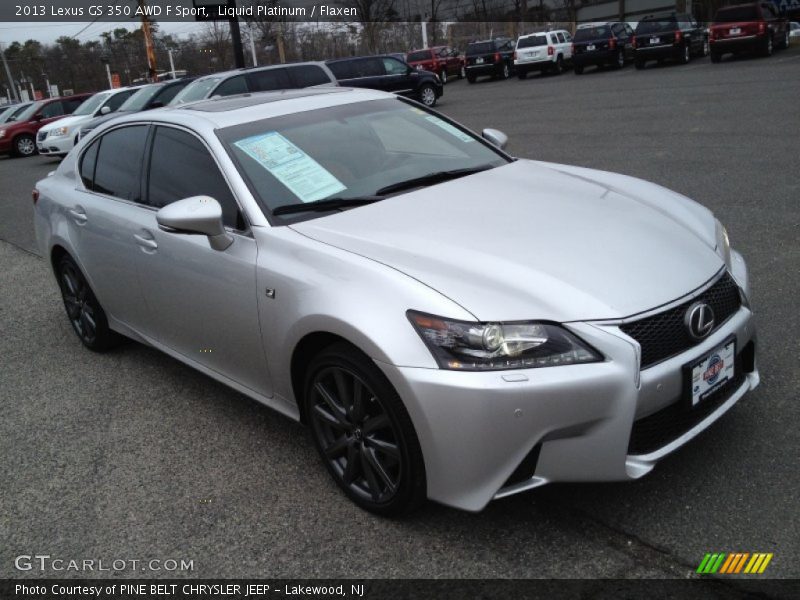 Liquid Platinum / Flaxen 2013 Lexus GS 350 AWD F Sport