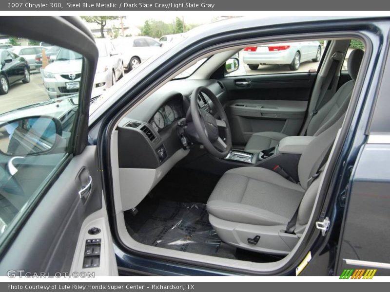 Steel Blue Metallic / Dark Slate Gray/Light Slate Gray 2007 Chrysler 300