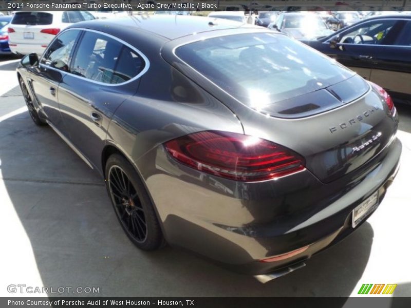 Agate Grey Metallic / Black 2014 Porsche Panamera Turbo Executive