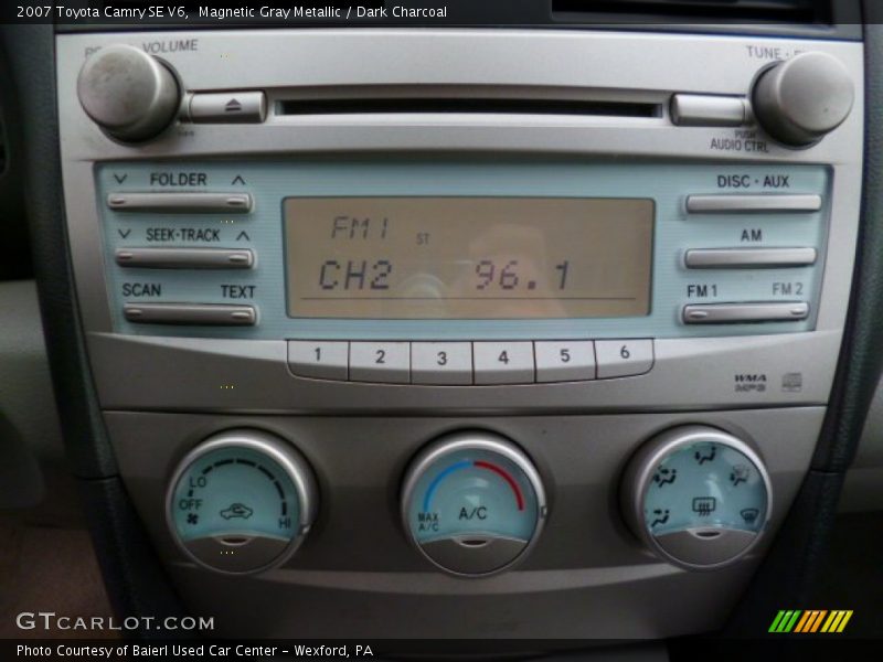 Magnetic Gray Metallic / Dark Charcoal 2007 Toyota Camry SE V6