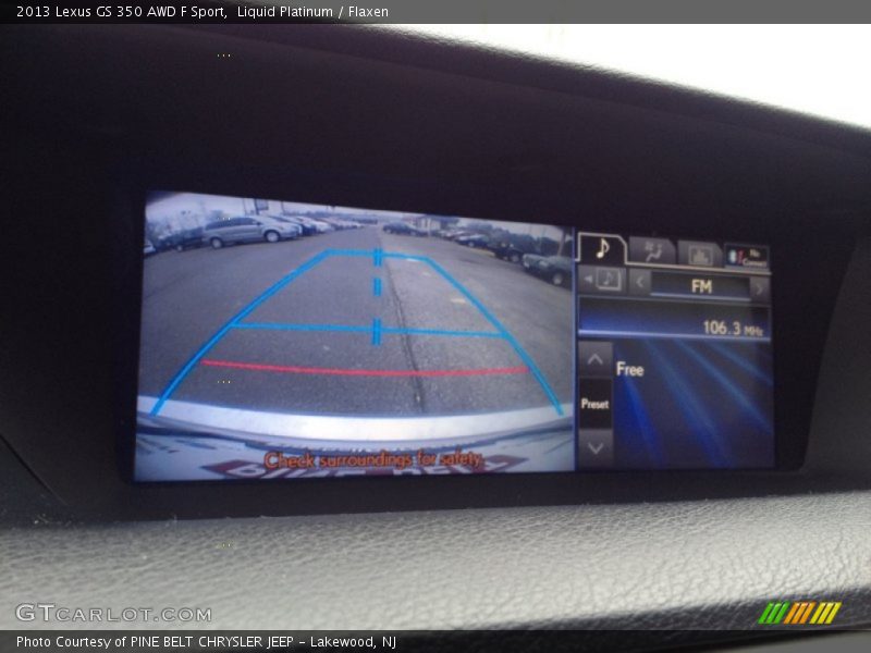 Liquid Platinum / Flaxen 2013 Lexus GS 350 AWD F Sport