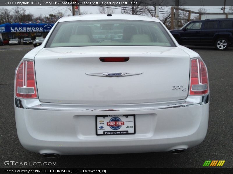 Ivory Tri-Coat Pearl / Dark Frost Beige/Light Frost Beige 2014 Chrysler 300 C