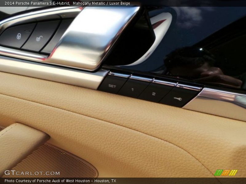 Mahogany Metallic / Luxor Beige 2014 Porsche Panamera S E-Hybrid