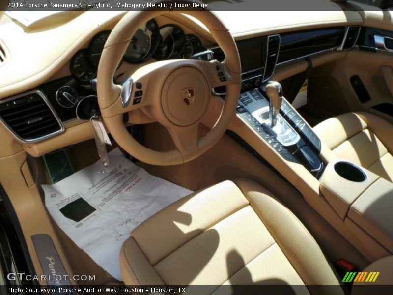  2014 Panamera S E-Hybrid Luxor Beige Interior