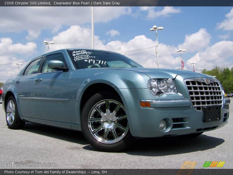 Clearwater Blue Pearl / Dark Slate Gray 2008 Chrysler 300 Limited