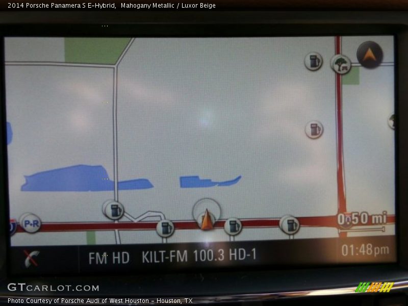 Navigation of 2014 Panamera S E-Hybrid