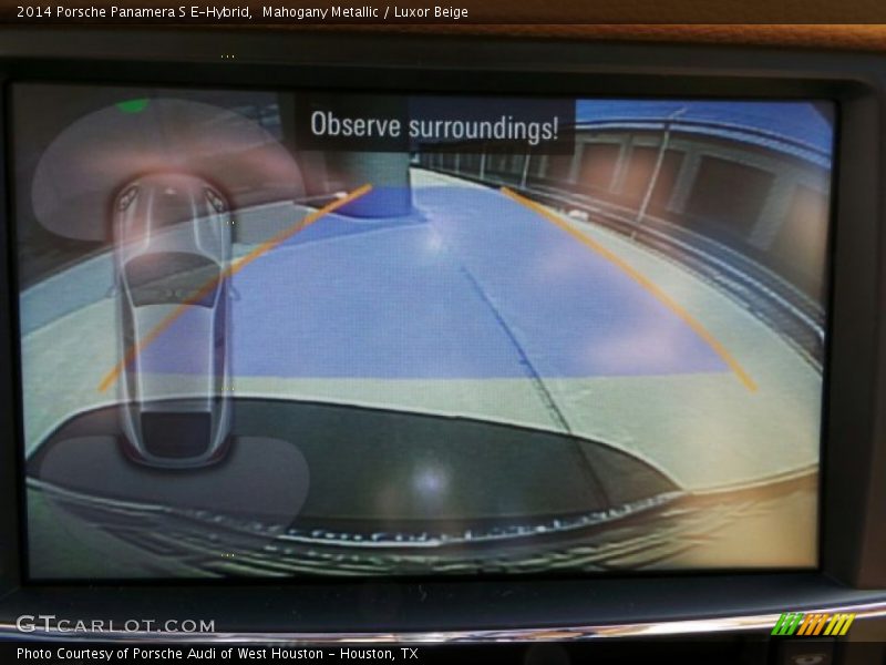 Mahogany Metallic / Luxor Beige 2014 Porsche Panamera S E-Hybrid