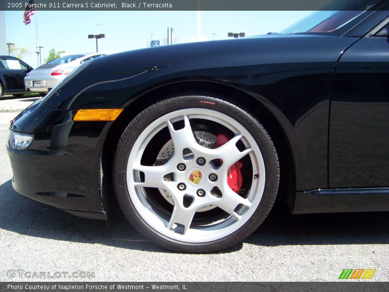 Black / Terracotta 2005 Porsche 911 Carrera S Cabriolet