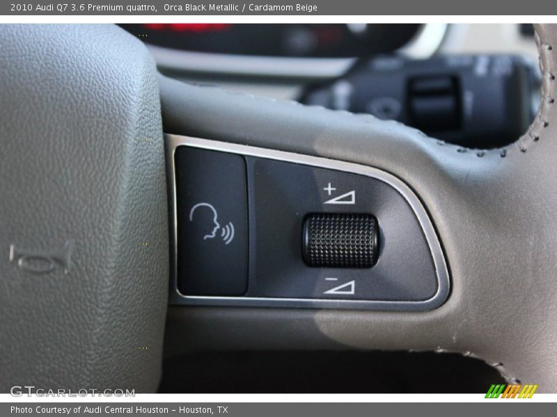 Orca Black Metallic / Cardamom Beige 2010 Audi Q7 3.6 Premium quattro