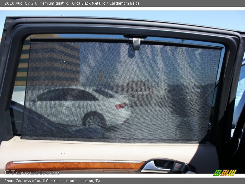 Orca Black Metallic / Cardamom Beige 2010 Audi Q7 3.6 Premium quattro