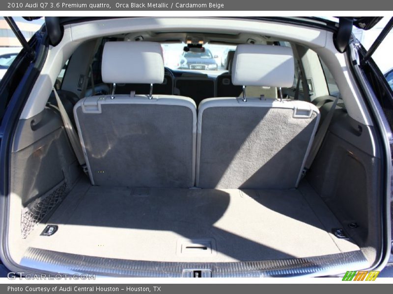 Orca Black Metallic / Cardamom Beige 2010 Audi Q7 3.6 Premium quattro