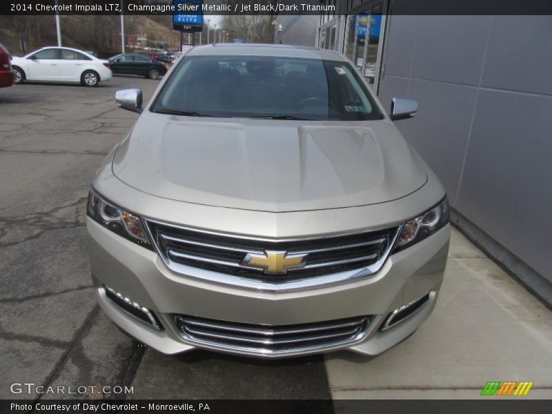 Champagne Silver Metallic / Jet Black/Dark Titanium 2014 Chevrolet Impala LTZ