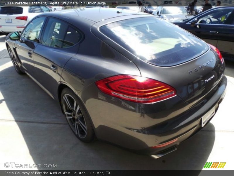 Agate Grey Metallic / Luxor Beige 2014 Porsche Panamera