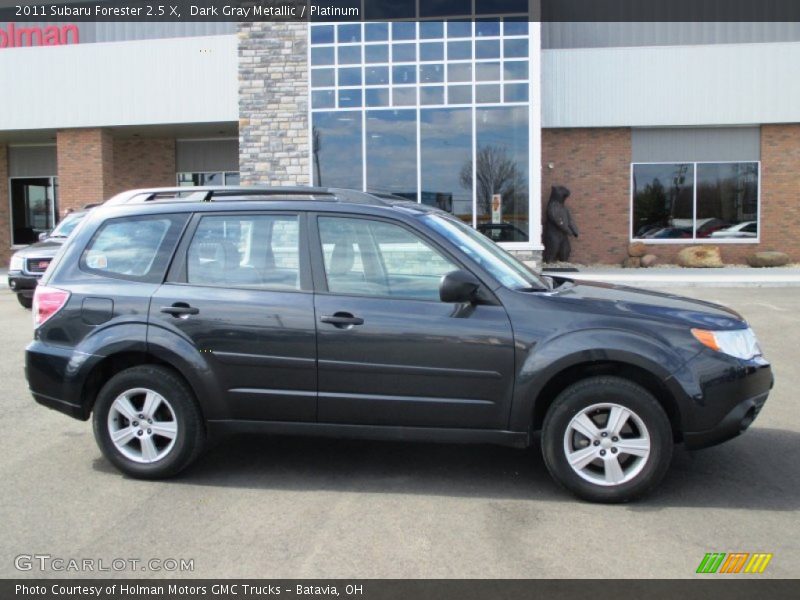 Dark Gray Metallic / Platinum 2011 Subaru Forester 2.5 X