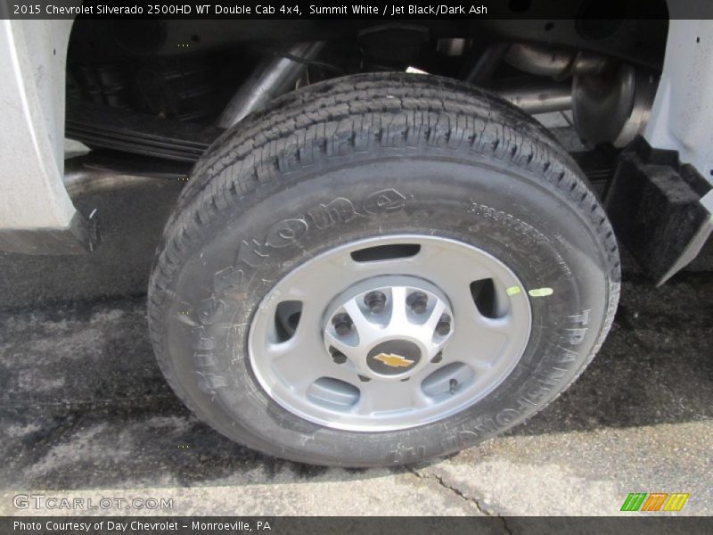 Summit White / Jet Black/Dark Ash 2015 Chevrolet Silverado 2500HD WT Double Cab 4x4