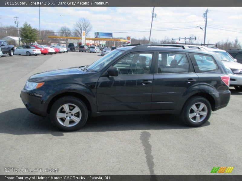 Dark Gray Metallic / Platinum 2011 Subaru Forester 2.5 X