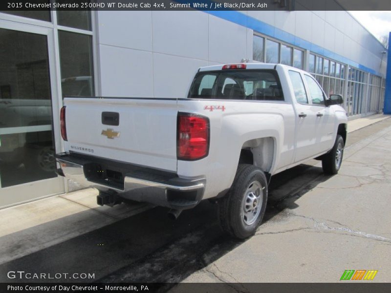 Summit White / Jet Black/Dark Ash 2015 Chevrolet Silverado 2500HD WT Double Cab 4x4