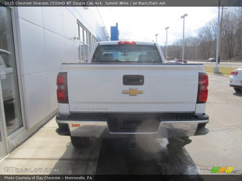 Summit White / Jet Black/Dark Ash 2015 Chevrolet Silverado 2500HD WT Double Cab 4x4