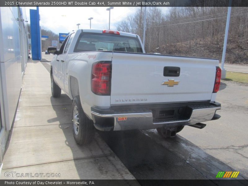 Summit White / Jet Black/Dark Ash 2015 Chevrolet Silverado 2500HD WT Double Cab 4x4