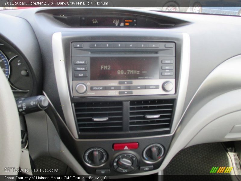 Dark Gray Metallic / Platinum 2011 Subaru Forester 2.5 X