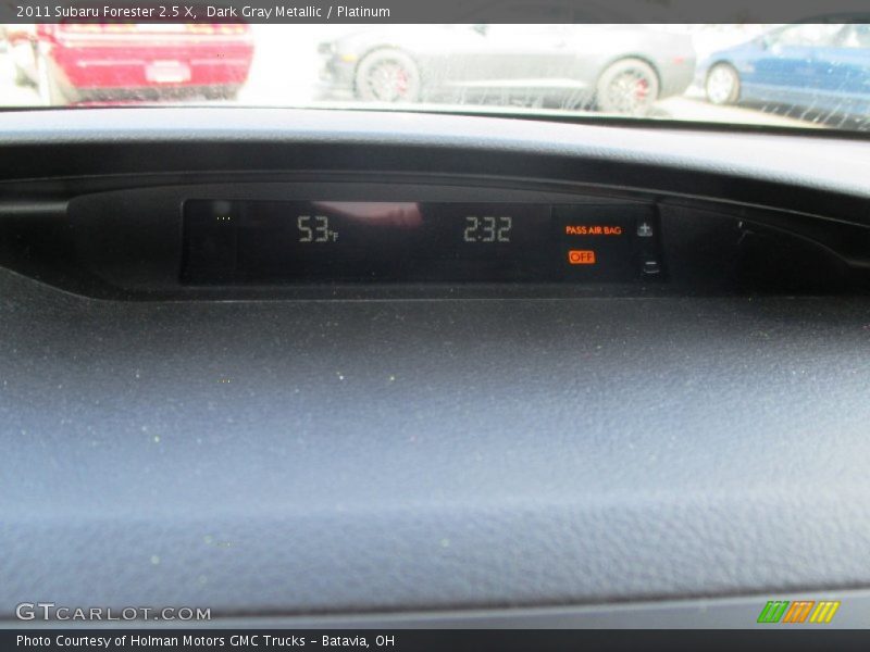 Dark Gray Metallic / Platinum 2011 Subaru Forester 2.5 X