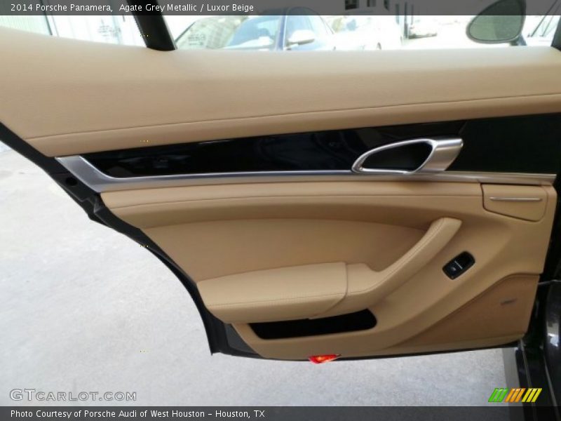 Agate Grey Metallic / Luxor Beige 2014 Porsche Panamera