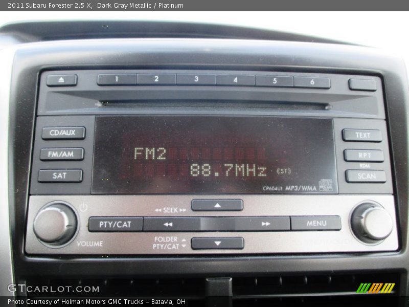 Dark Gray Metallic / Platinum 2011 Subaru Forester 2.5 X