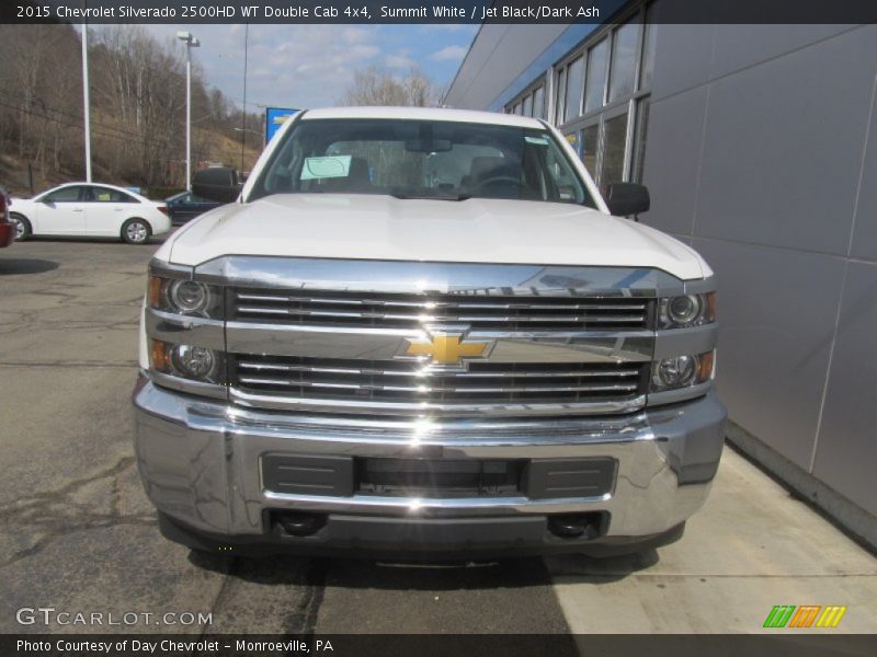 Summit White / Jet Black/Dark Ash 2015 Chevrolet Silverado 2500HD WT Double Cab 4x4