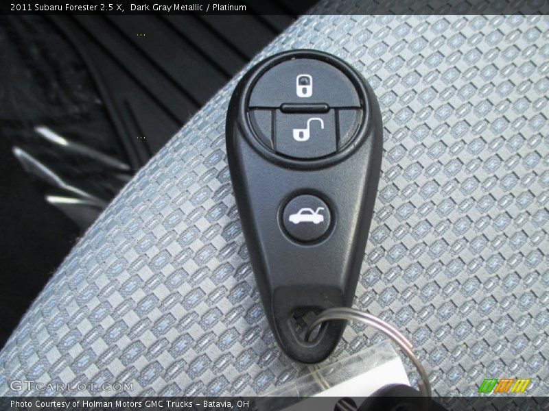 Dark Gray Metallic / Platinum 2011 Subaru Forester 2.5 X