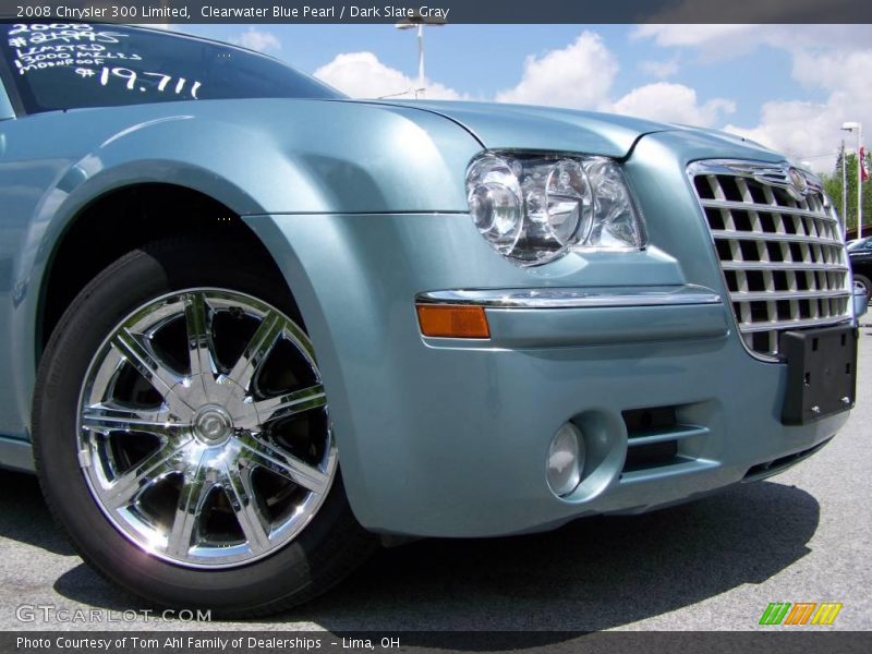 Clearwater Blue Pearl / Dark Slate Gray 2008 Chrysler 300 Limited