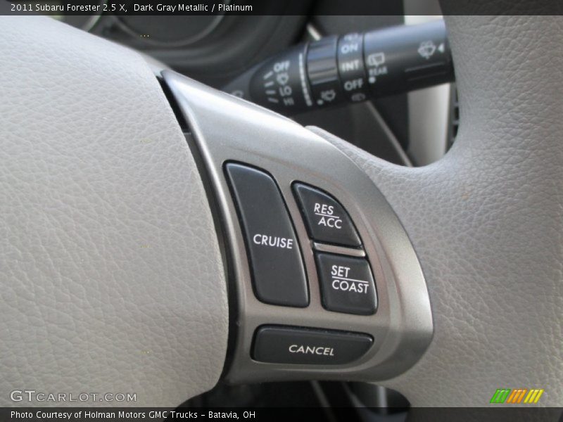 Dark Gray Metallic / Platinum 2011 Subaru Forester 2.5 X