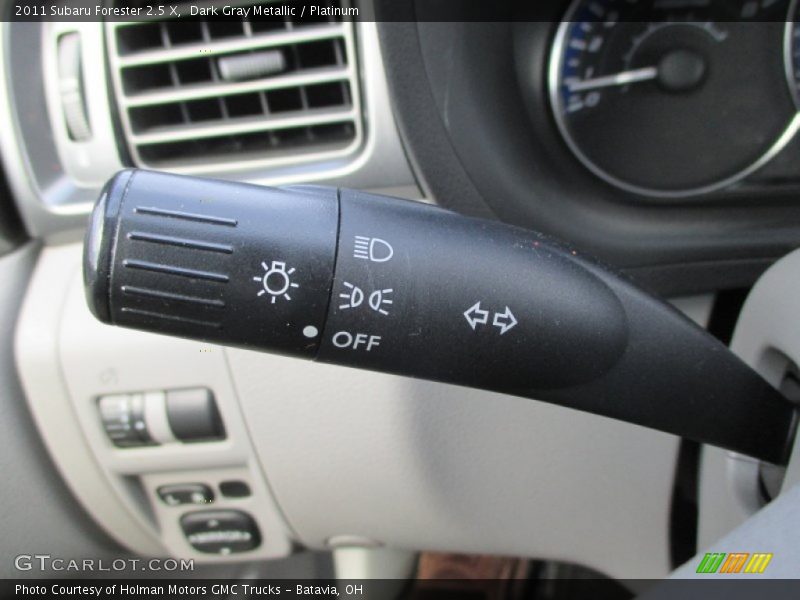 Dark Gray Metallic / Platinum 2011 Subaru Forester 2.5 X